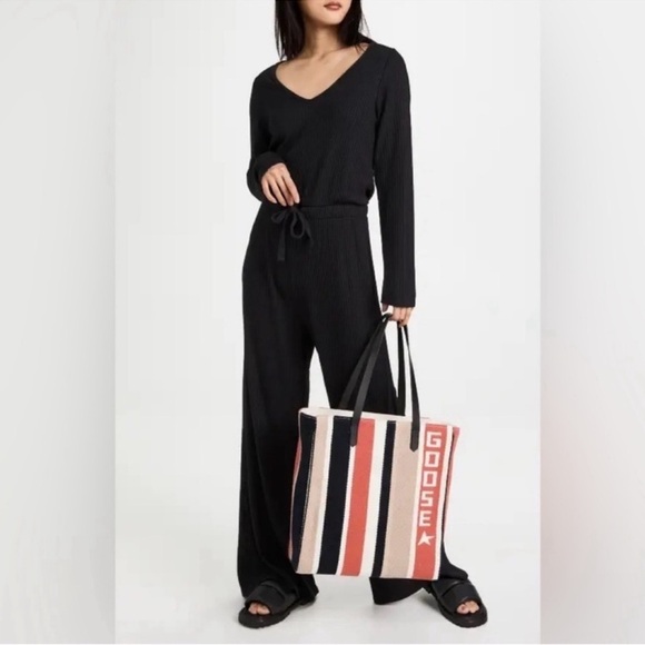 Beyond Yoga So Chic Jumpsuit Ribbed Black Size 2X - Picture 3 of 11